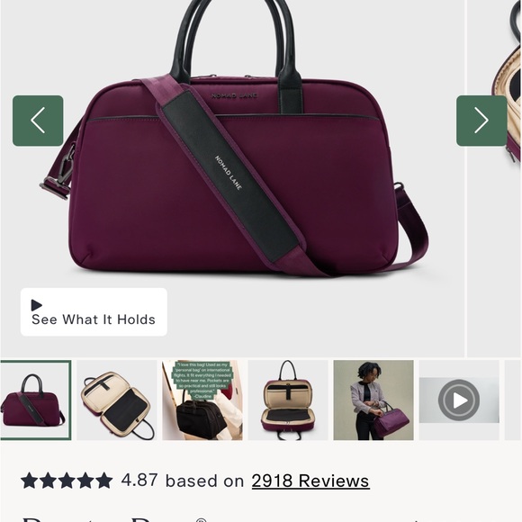 NWOT Nomad Lane Bento Bag - Venetian Violet - Picture 4 of 16